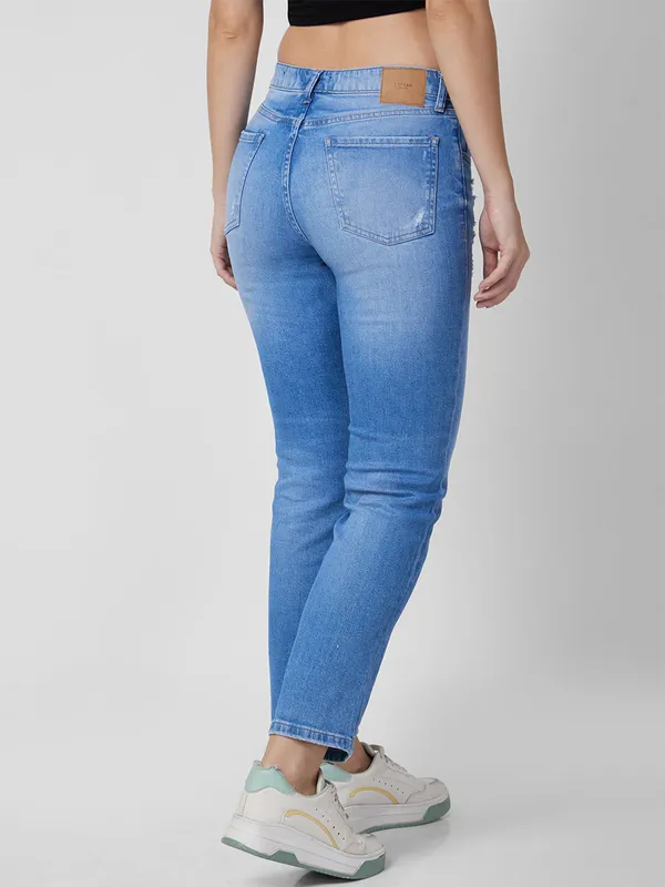 SPYKAR blue ripped jeans