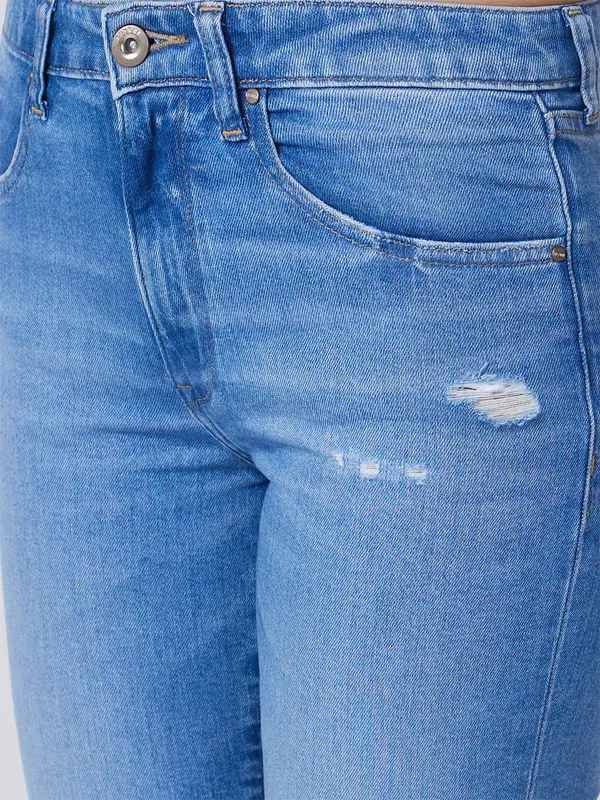 SPYKAR blue ripped jeans