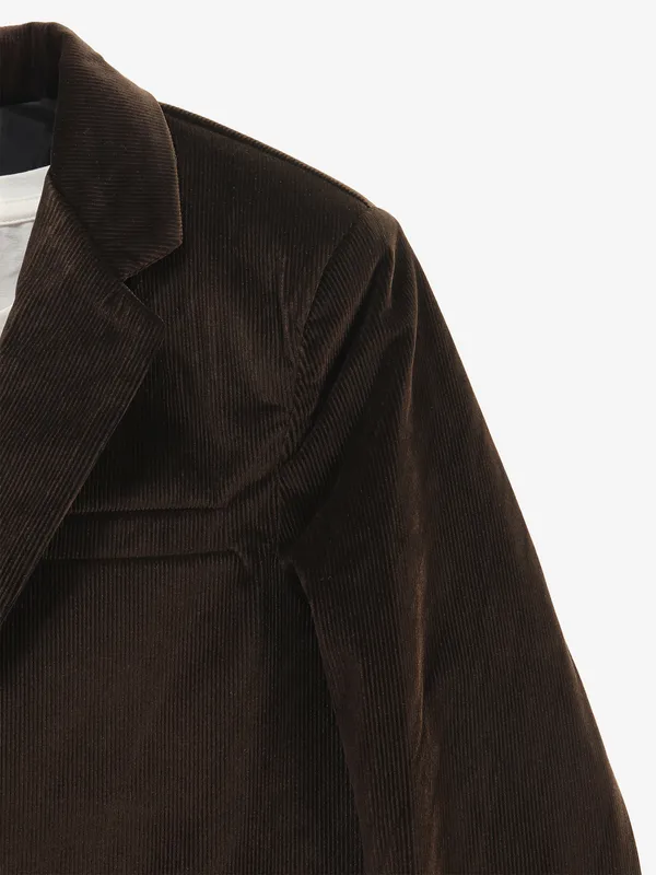Newest brown terry rayon blazer