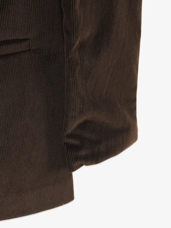 Newest brown terry rayon blazer
