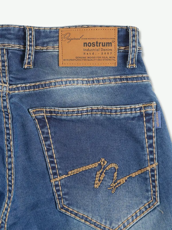 Nostrum blue washed slim fit jeans