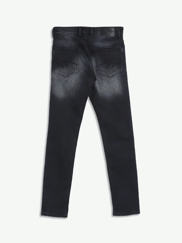 Nostrum slim fit washed jeans in black