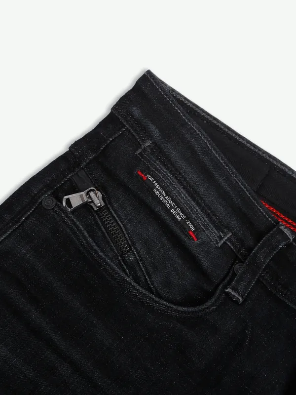 Nostrum washed black slim fit jeans