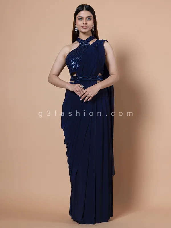 Nvay ready to wear lycra saree