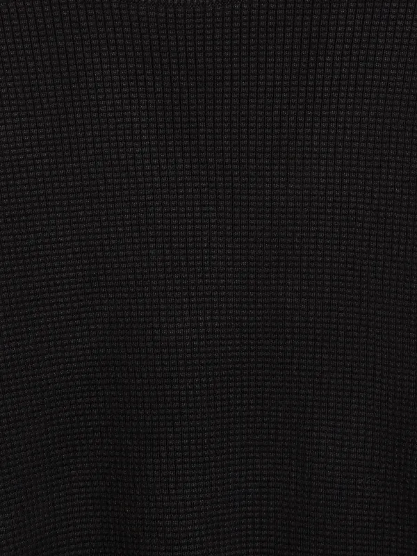 Octave black knitted t shirt