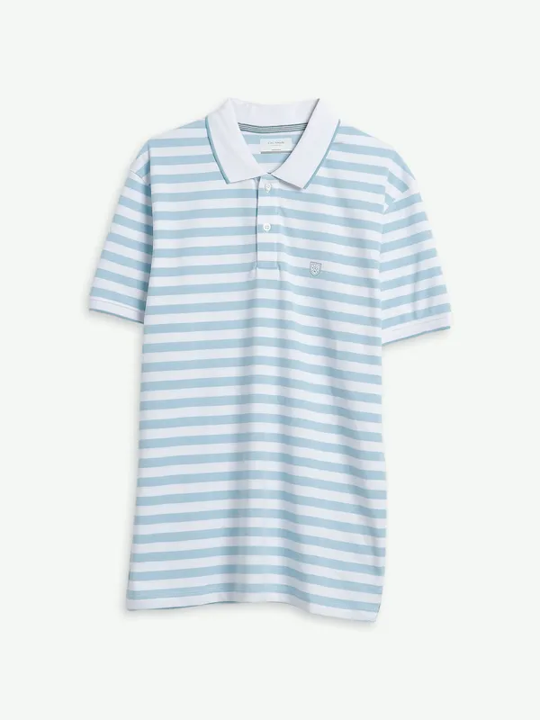 Octave light blue stripe t shirt