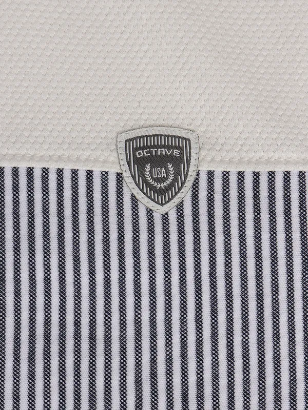 Octave off white stripe t-shirt