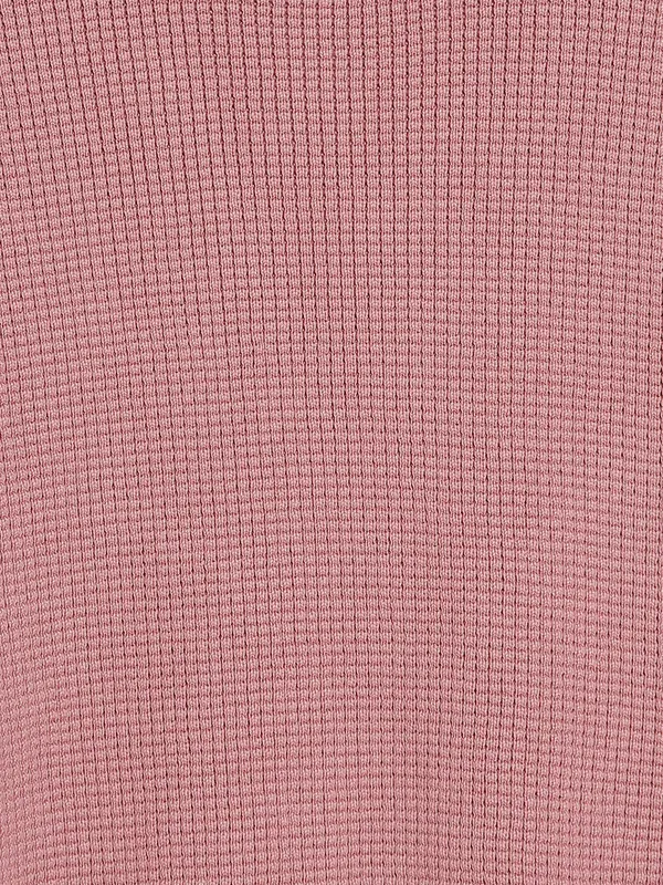 Octave plain knitted onion pink t shirt