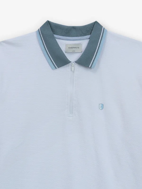 OCTAVE plain white cotton t-shirt