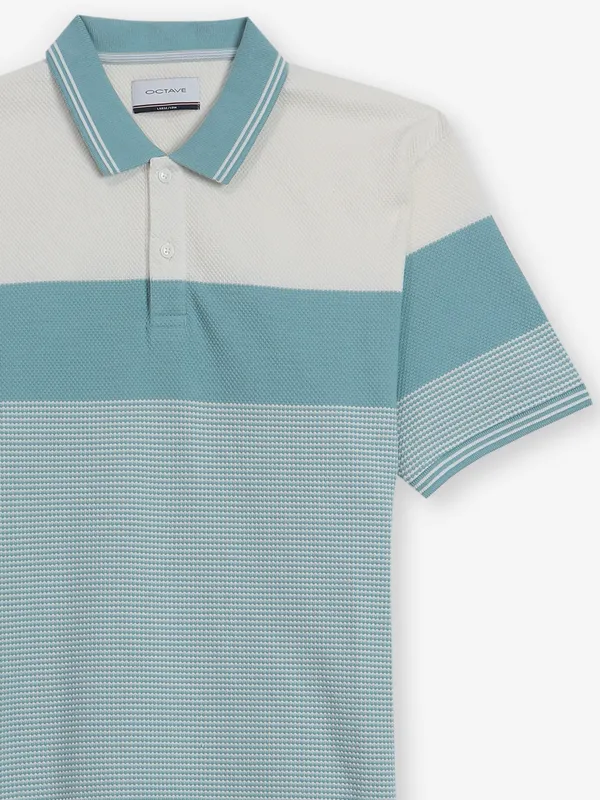 OCTAVE sky blue cotton t-shirt