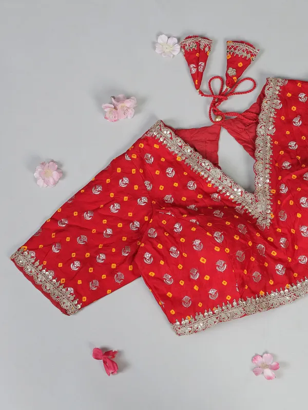 Off white silk saree with resham weaving