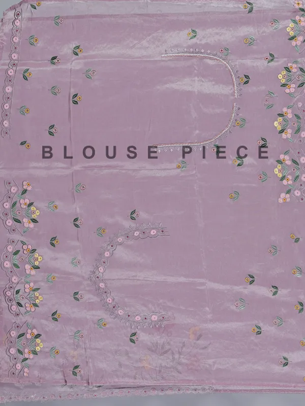 Onion pink art tissue silk saree with beaded glow