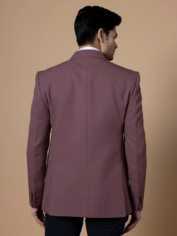 Onion pink terry rayon men blazer