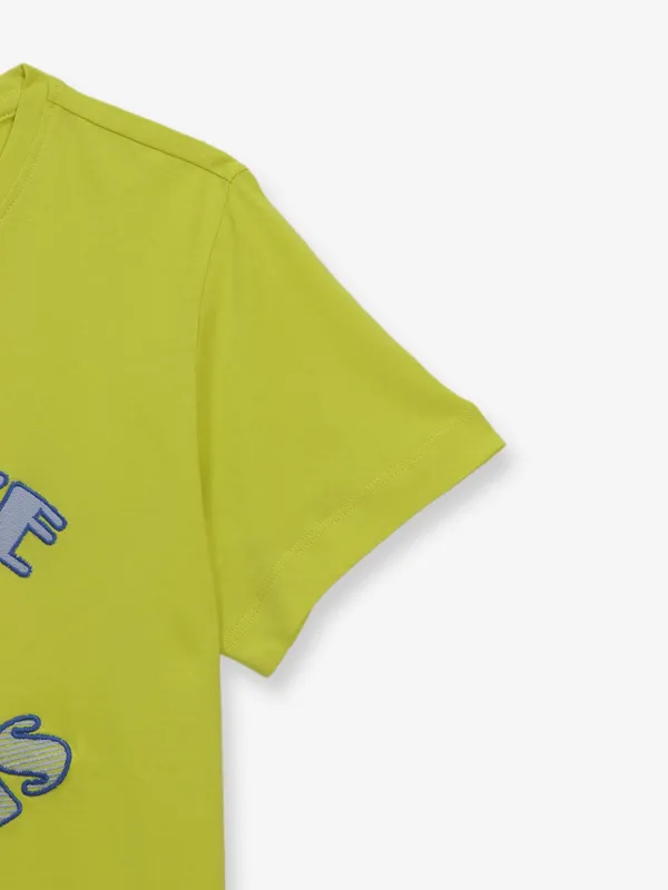 ONLY lemon green cotton t-shirt