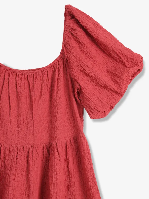 ONLY plain red cotton drees