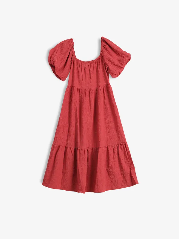 ONLY plain red cotton drees
