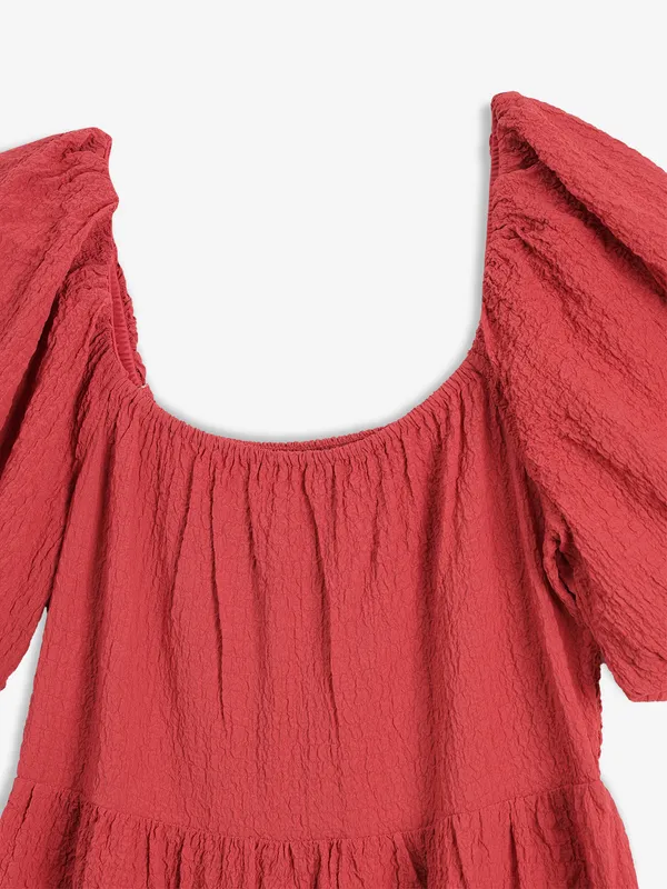 ONLY plain red cotton drees