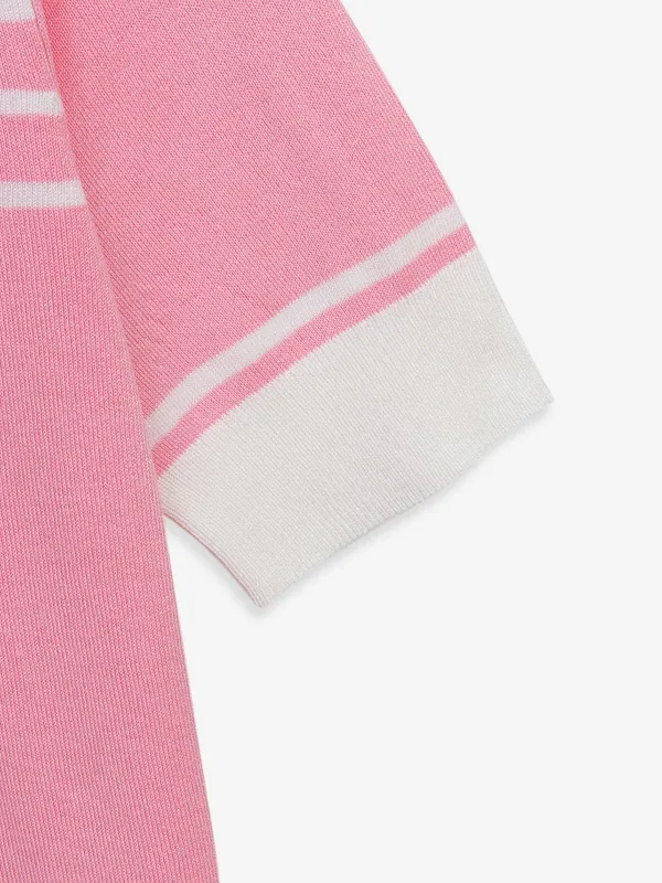 ONLY printed pink knitted top