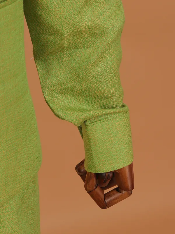 Orange cotton waistcoat set for wedding