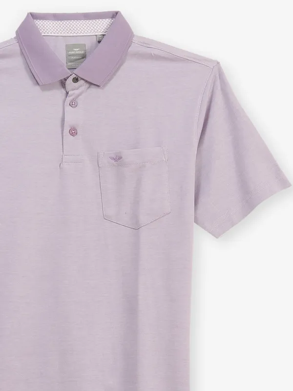 PARK AVENUE lilac purple cotton t-shirt