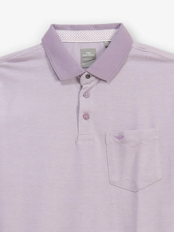 PARK AVENUE lilac purple cotton t-shirt