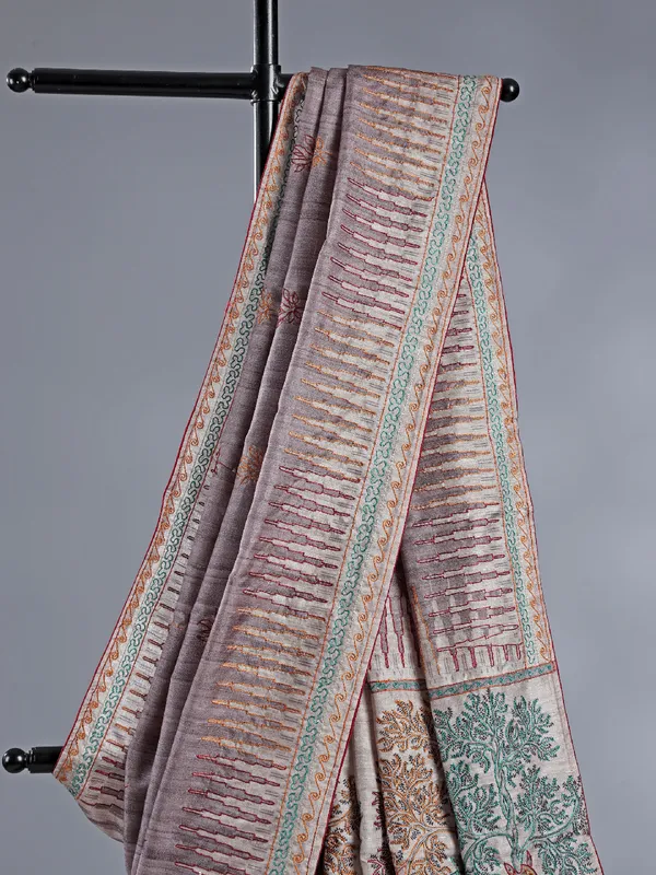 Pastel onion pink silk saree for women