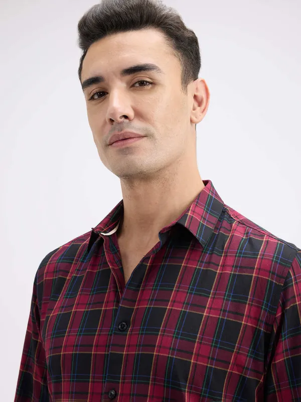 PEPE black checks cotton shirt