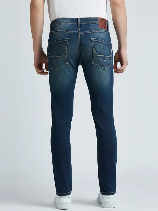 PEPE blue denim washed jeans
