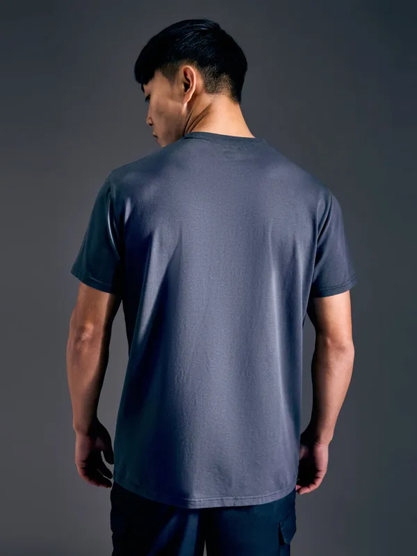 PEPE cotton dark grey t-shirt for men