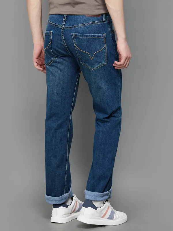 PEPE dark blue washed slim fit denim jeans