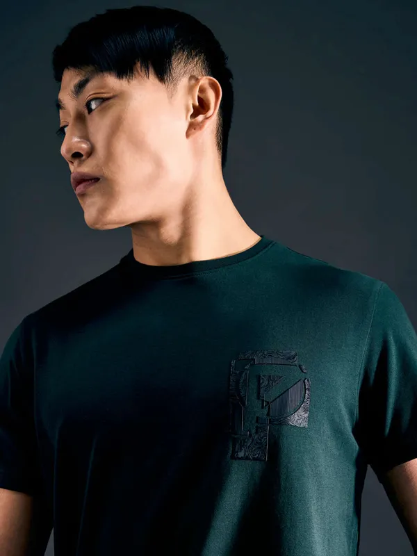 PEPE dark green slim fit t-shirt