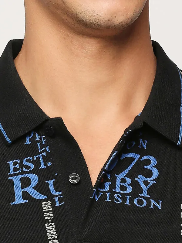 Pepe Jeans black letter print t shirt