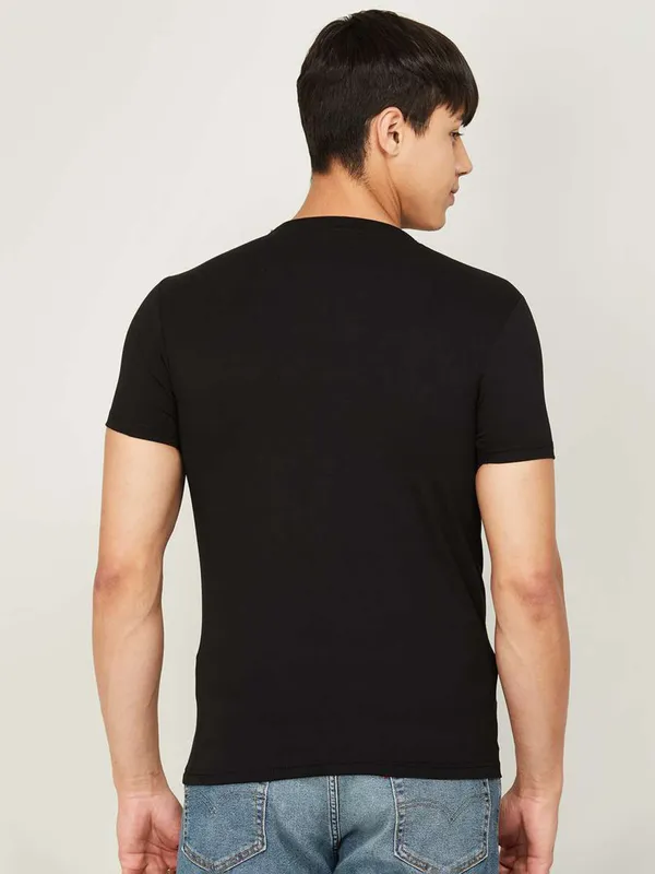 Pepe Jeans black printed t shirt