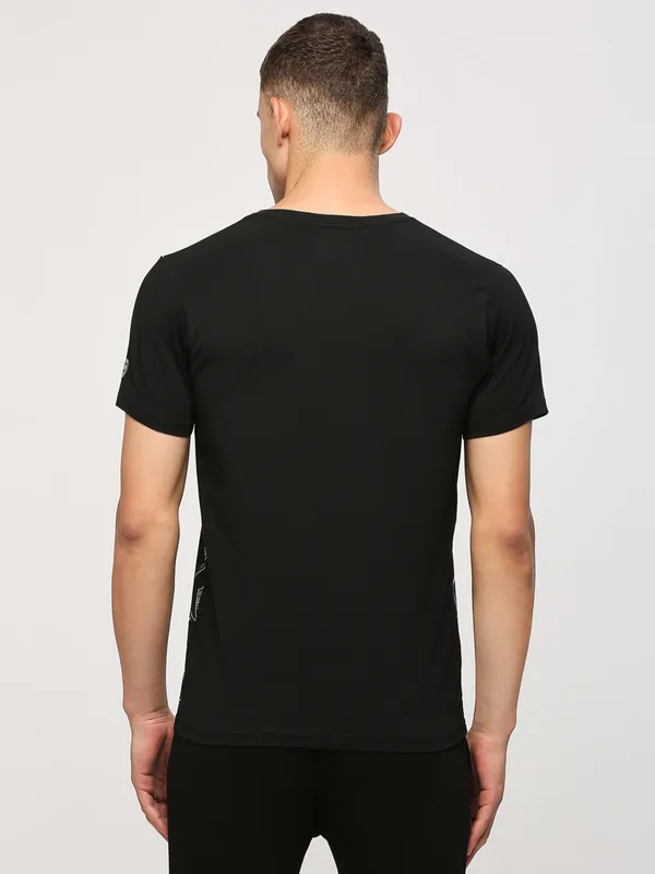 Pepe Jeans black printed t shirt for casual