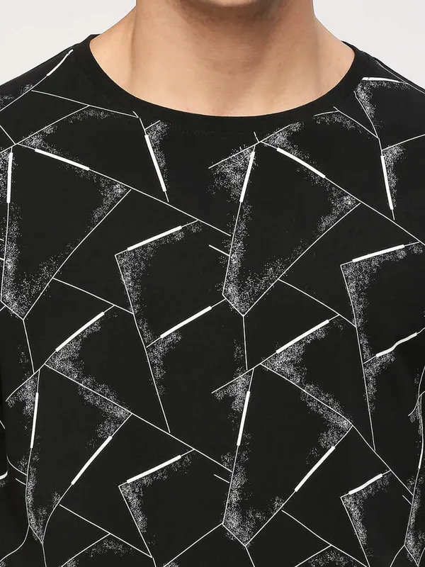 Pepe Jeans black printed t shirt for casual
