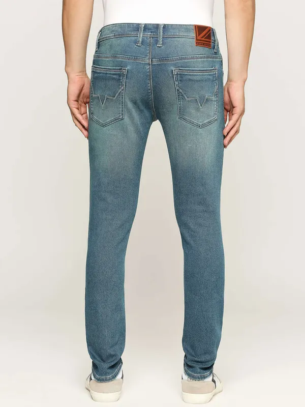 Pepe Jeans blue mid rise skinny jeans