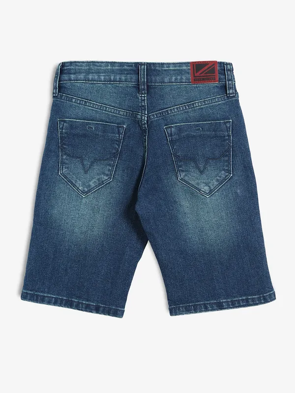 PEPE JEANS blue washed denim shorts