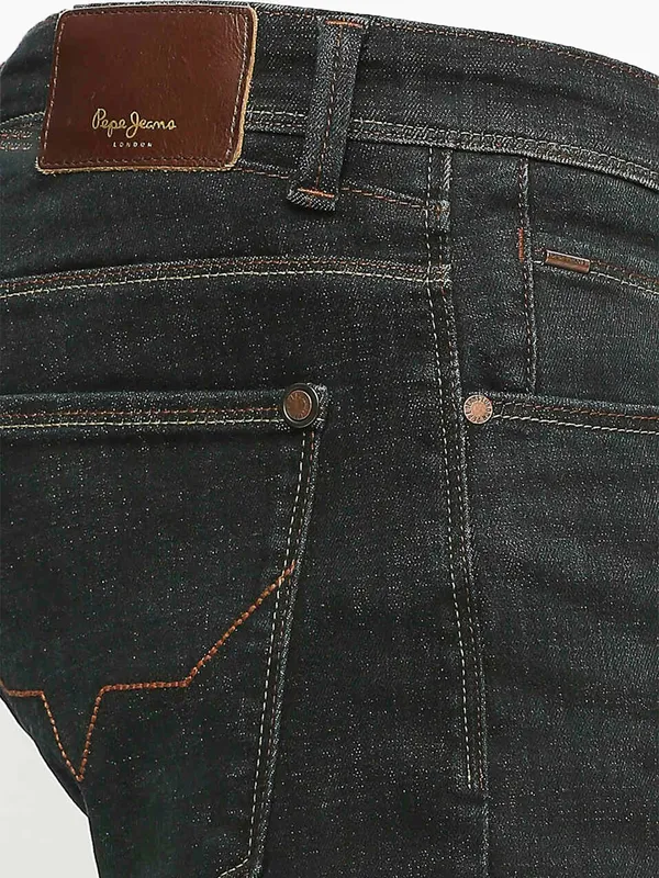 Pepe Jeans classic black washed slim fit jeans