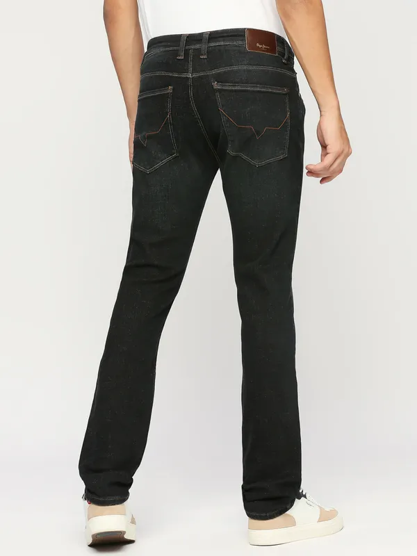 Pepe Jeans classic black washed slim fit jeans