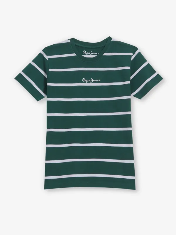PEPE JEANS cotton dark green t-shirt