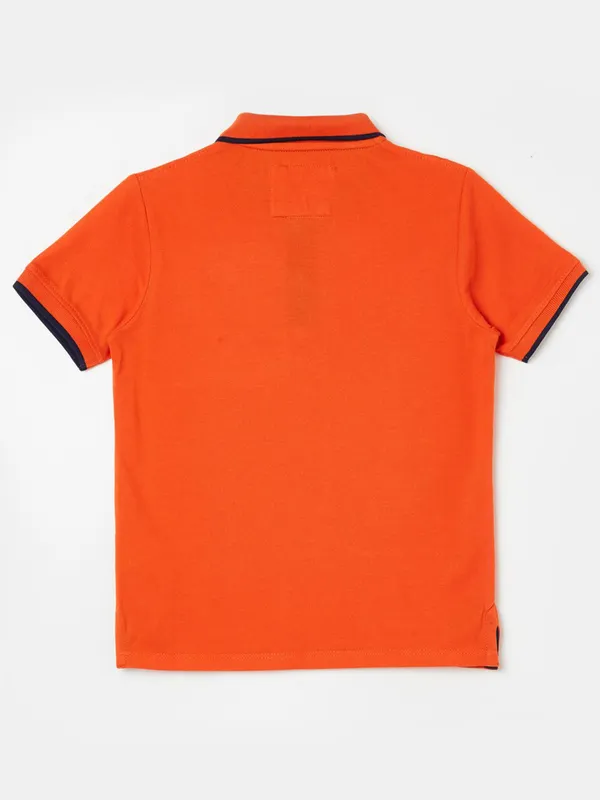 Pepe Jeans cotton orange t shirt