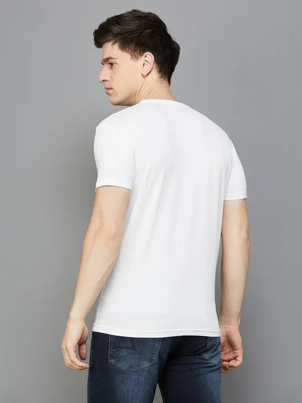 Pepe Jeans cotton printed t shirt in white