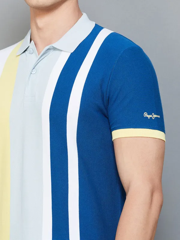 PEPE JEANS dark blue stripe t-shirt