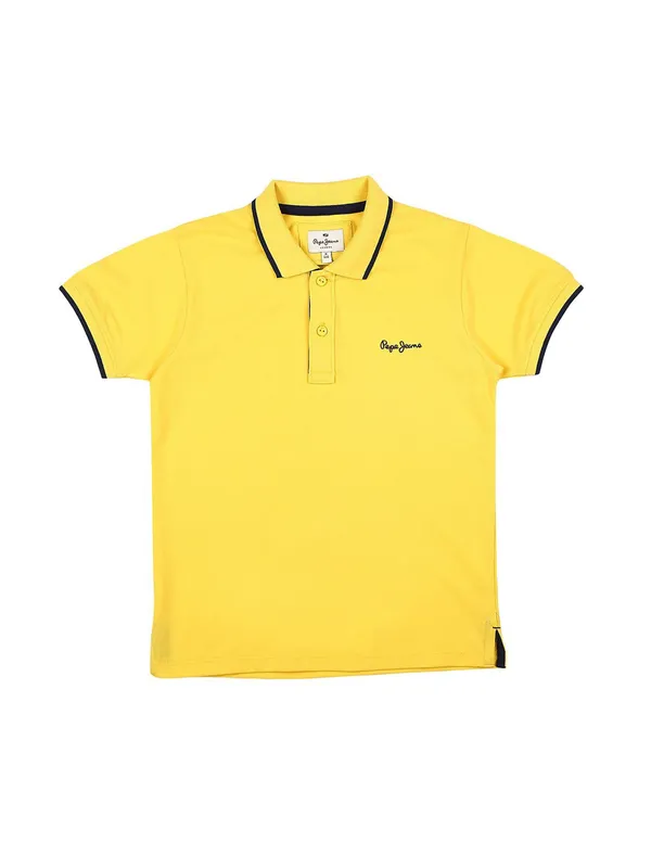 Pepe Jeans dark yellow half sleeves t shirt