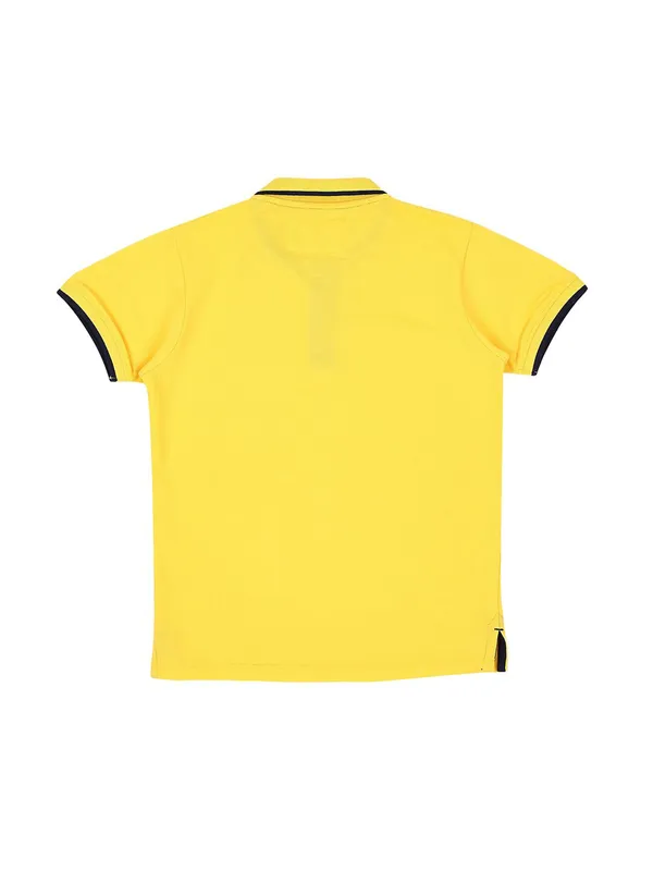 Pepe Jeans dark yellow half sleeves t shirt