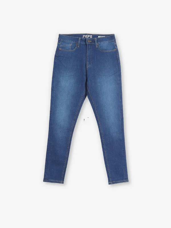 PEPE JEANS denim  blue washed jeans