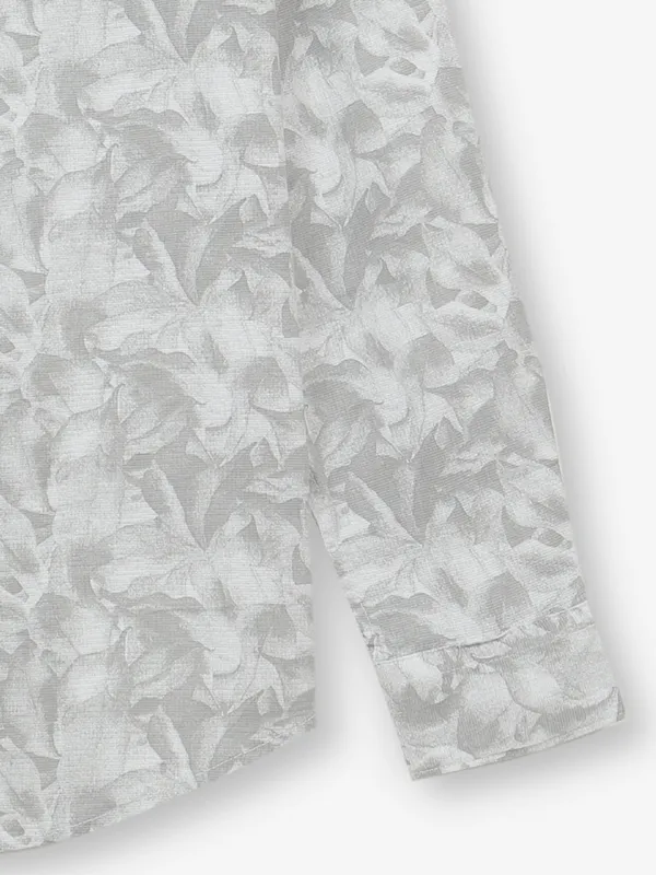 PEPE JEANS grey printed cotton shirt