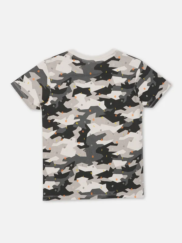 Pepe Jeans grey printed t shirt