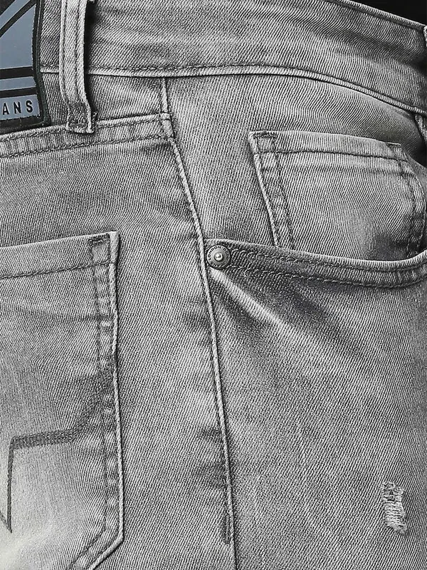 Pepe Jeans grey slim fit ripped jeans