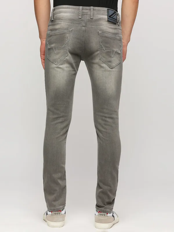 Pepe Jeans grey washed slim tapered fit jeans